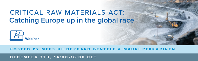 Critical Raw Materials Act: Catching Europe up in the global race
